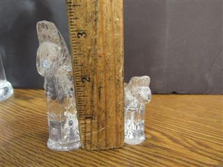 VT LINDSHAMMAR HANDMADE CRYSTAL HORSE COLLECTION SET OF 6 SWEDEN